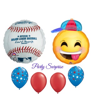 Emoji Balloon Package Bifocal Grandpa Grandma Balloons, Over the Hill Balloons, Retirement Balloons, Birthday Balloons Smiley emoji balloons image 6