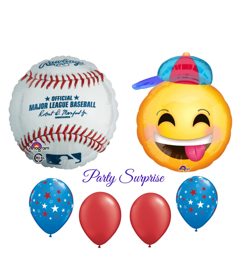 Emoji Balloon Package Bifocal Grandpa Grandma Balloons, Over the Hill Balloons, Retirement Balloons, Birthday Balloons Smiley emoji balloons image 6