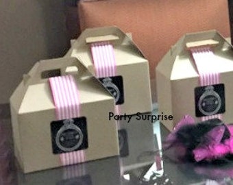 Kraft Gable boxes, boxes with handles, Favor Boxes, Gift Boxes