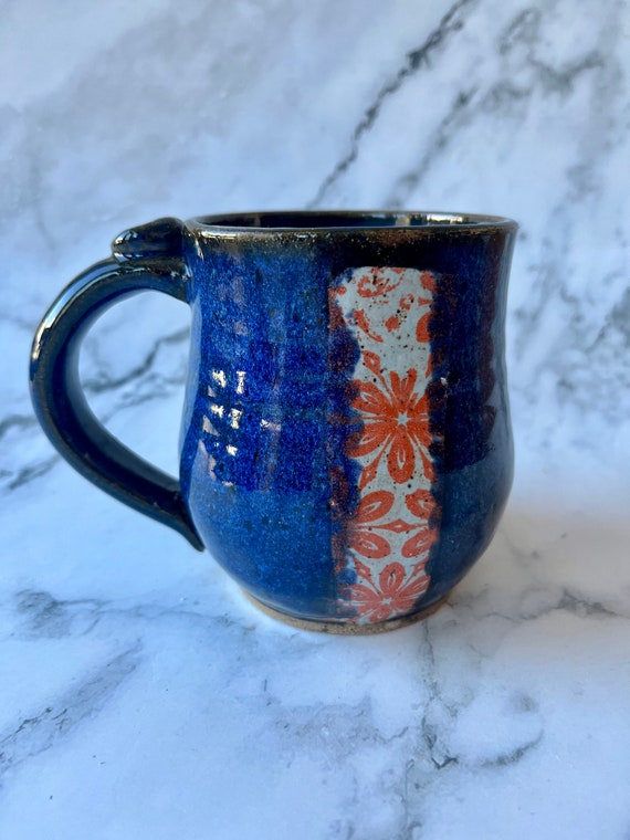 Blue Flower Mug