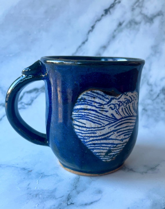 Blue Heart Mug