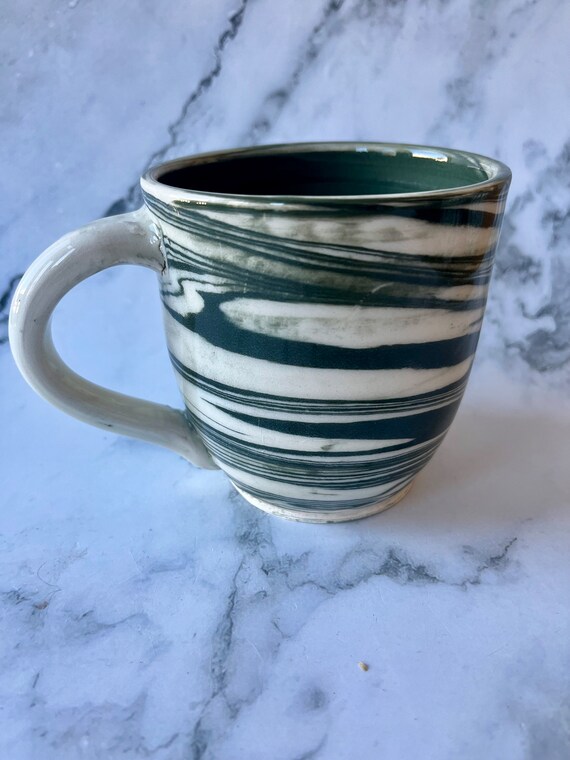 Swirly Colored Porcelain Mug