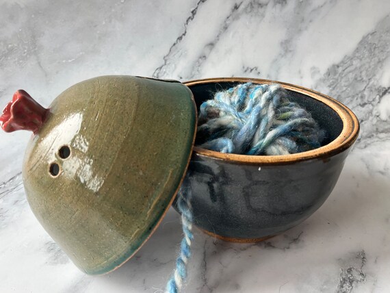 Lily Pad Knitting Bowl