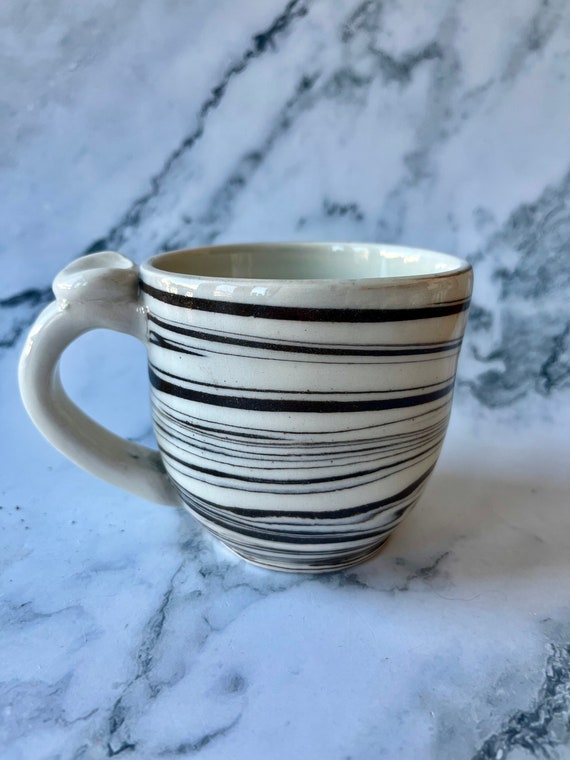 Swirly Colored Porcelain Mug