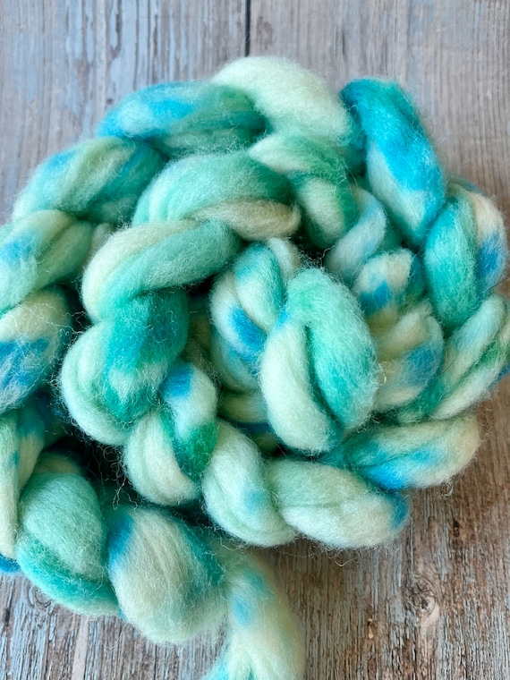 Hand Dyed Cheviot Roving