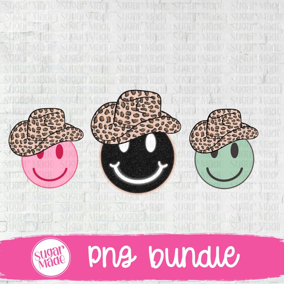 Cowboy Hat Smiley Face PNG Cowboy Hat Smiley Face - Etsy