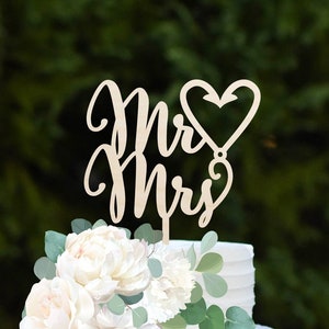 Wedding Cake Topper, Mr and Mrs Fish Hook Wedding Cake Topper, Fishing Wedding Cake Topper, Mr and Mrs Cake Topper