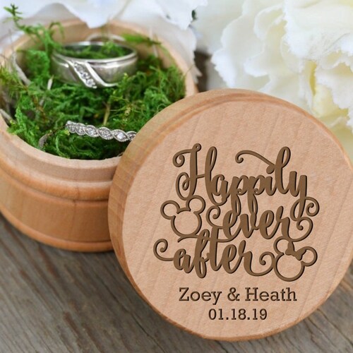 Disney wedding, Mickey and Minnie Mouse ring box, proposal ring box