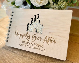 Wedding Guest Book for Disney Wedding, Photo Guest Book Alternative, Custom Guest Book for Wedding Decor, Disney Wedding Gift Custom