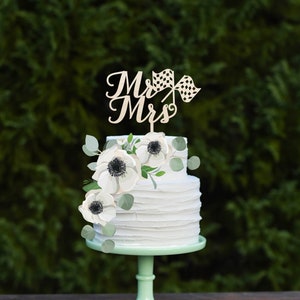 Racing Wedding Cake Topper