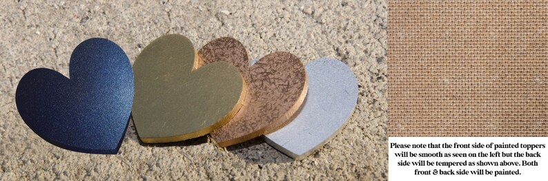 Painted Cake Topper Colors