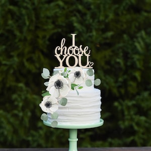 Rustic Wedding Cake Topper