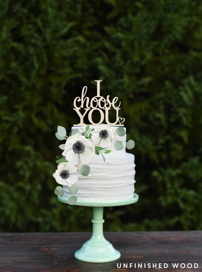 Rustic Wedding Cake Topper