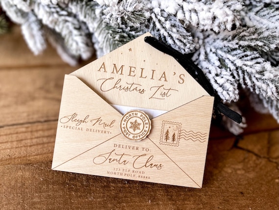 Personalized Kids Christmas Ornament