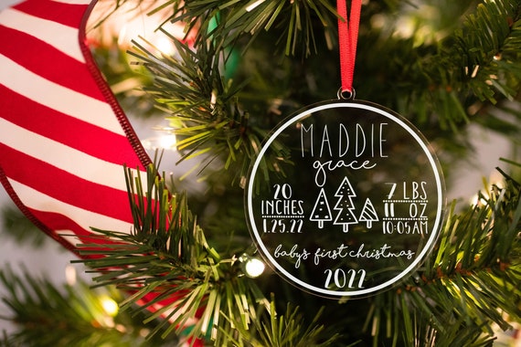 Baby's First Christmas Ornament Personalized Christmas - Etsy New Zealand Baby's First Christmas Ornament Personalized Christmas - Etsy New Zealand