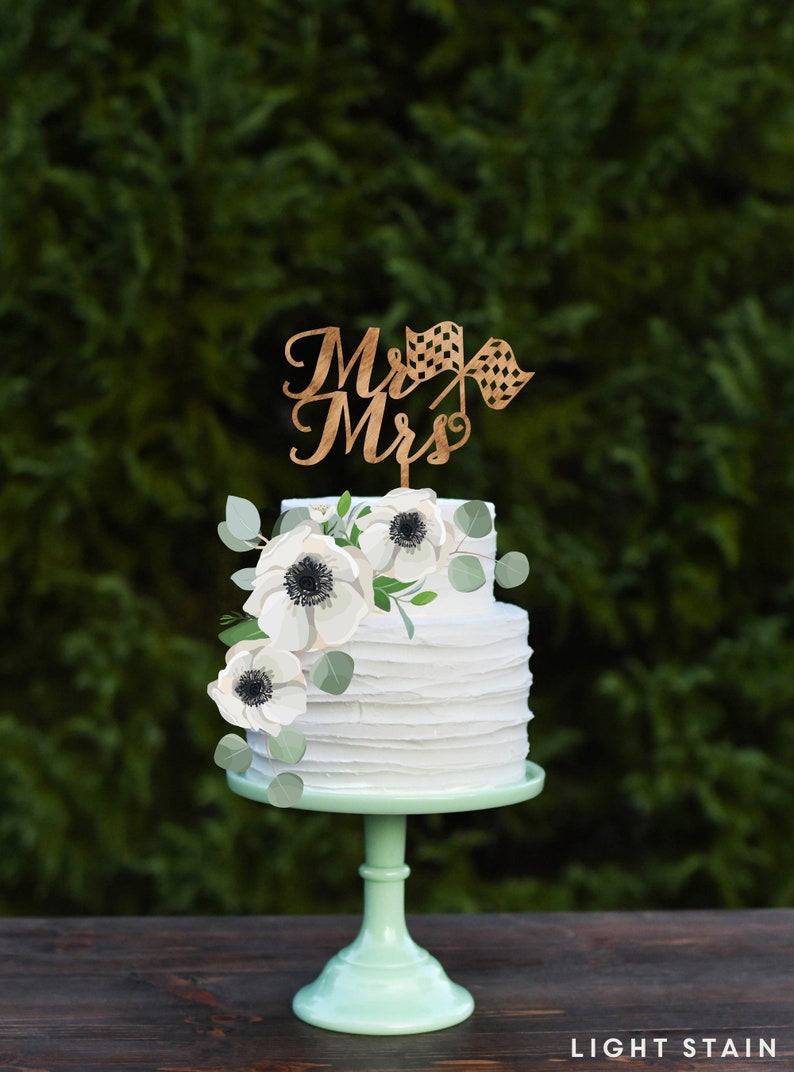 Rustic Cake Topper for Wedding