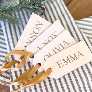 Stocking Name Tag, Personalized Stocking Tags, Christmas Stocking Tag, Custom Name Tag, Family Stocking Tags, Custom Christmas Gift Tags