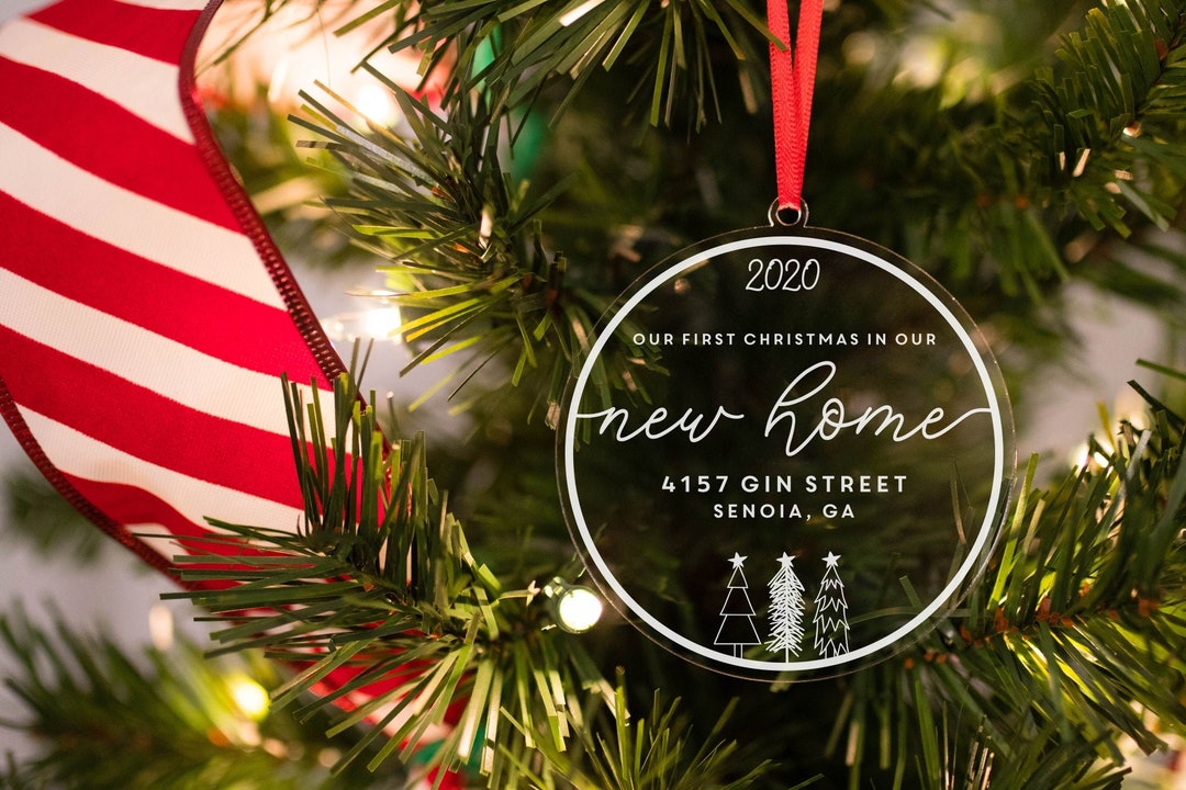 Our First Home Christmas Ornament, First Christmas in Our New Home