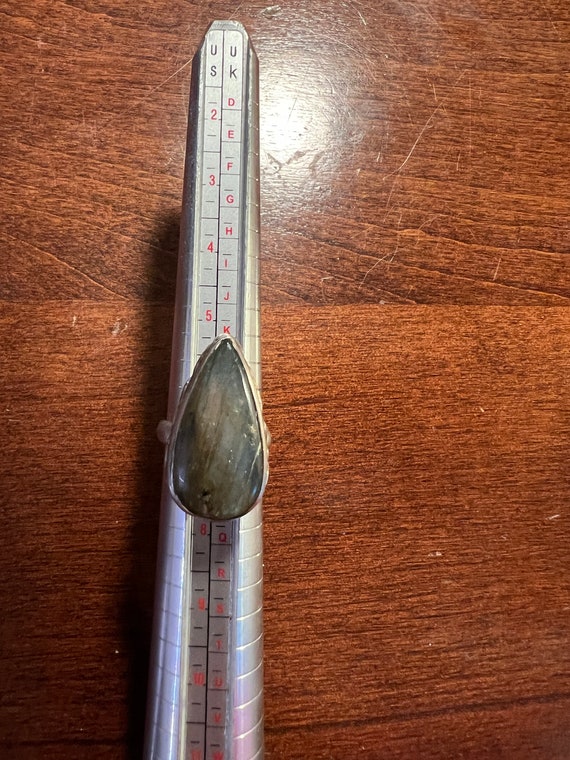 Large statement stone ring - Size 6.5 - image 2