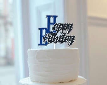 Happy Birthday 3D Cake Topper | Handcrafted