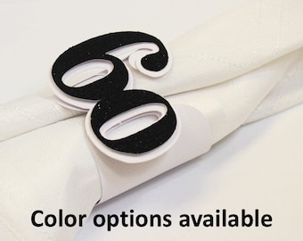 60 Napkin Holders, 12pcs, Birthday/Anniversary, Handcrafted Party or Table Decor