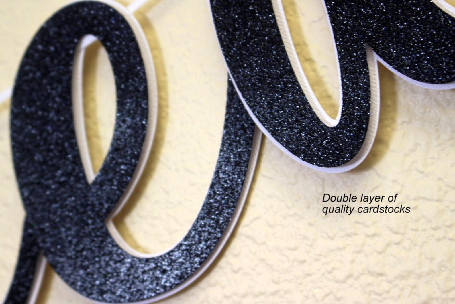 Engaged Cursive Banner 1 Set Engagement Glitter Special - Etsy