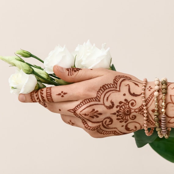 Henna Tattoo Kit / Mehandi Powder/ Henna Temporary Tattoo / Etsy