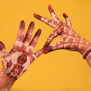 Henna / Complete Mehndi Kit (Henna Tattoo Kit) for Beginners with stencils
