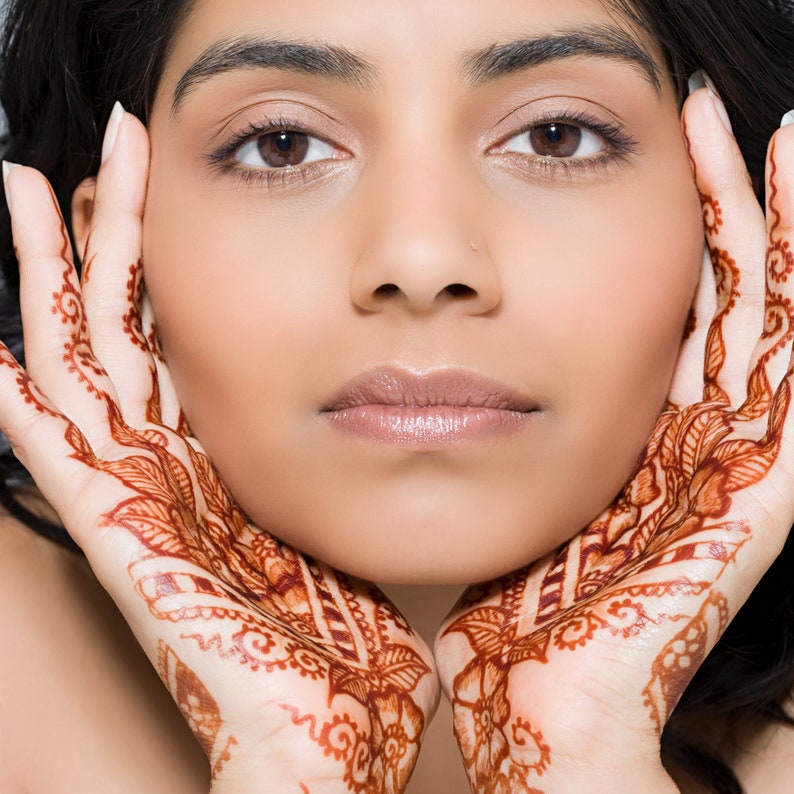 Henna Tattoo Kit / Mehandi Powder/ Henna Temporary Tattoo / Etsy