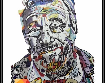 Stephen Sondheim Watercolor Portrait Print, Limited Edition Art