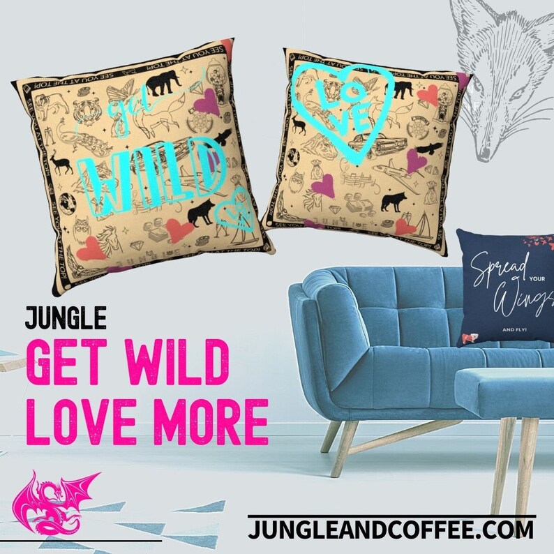 LOVE & GET WILD See You At the Top Pillow image 1