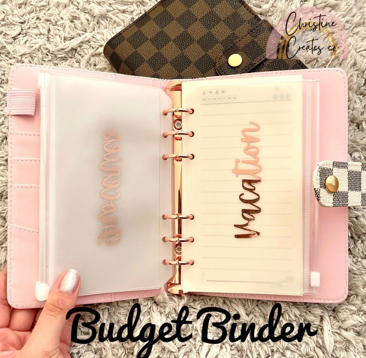 Checkered Budget Binder - A6