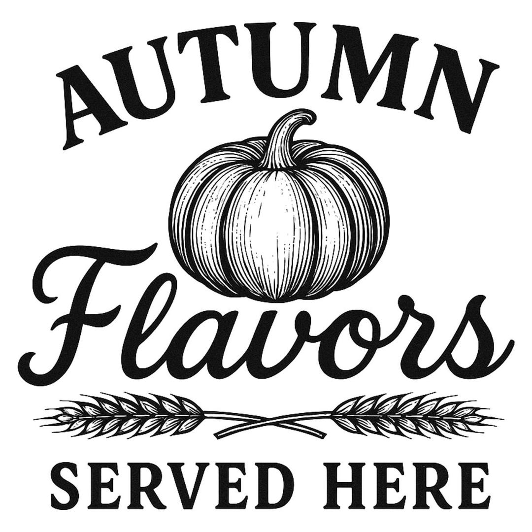 Farmhouse Fall Kitchen Sign SVG, PNG Dxf With Pumpkin and Wheat, Rustic ...