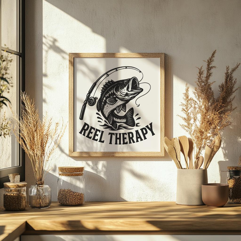ソラバシ直筆サイン入り 1989 BASS FISHING NEW BASICS Bass Fishing SVG PNG DXF Design, Largemouth Fish Graphic for