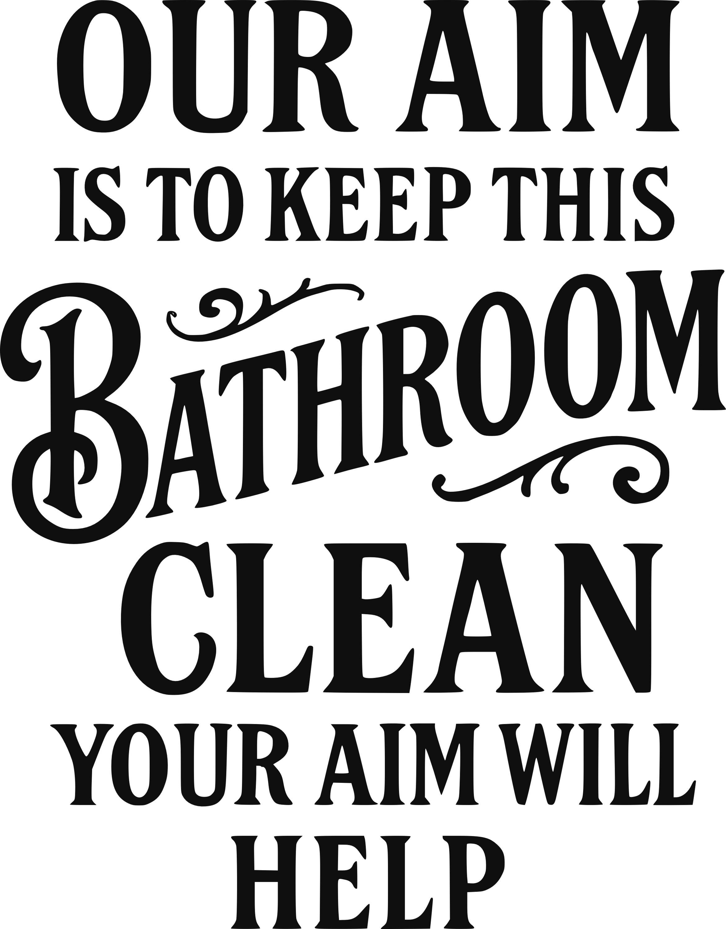 Clean Your Bathroom Sign