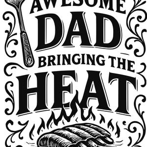 Flippin&#39; Super Dad SVG, Png, Dxf, | Grill Master Shirt für Vatertag, Lustiges Grillschürze Design, Lustiger Papa svg, Papa png Vatertagsgeschenk