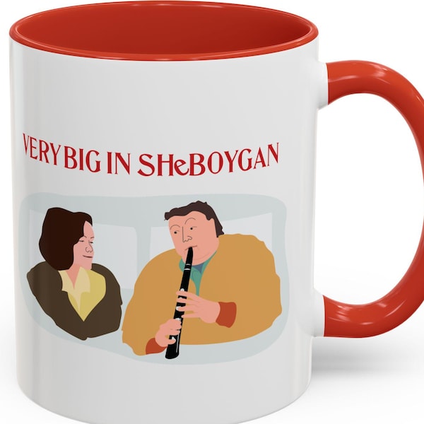 Home Alone Catherine O'Hara & John Candy Scene Coffee Mug | Very Big in Sheboygan