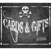 Halloween Wedding CARDS AND GIFTS Sign Printable Digital File | Etsy