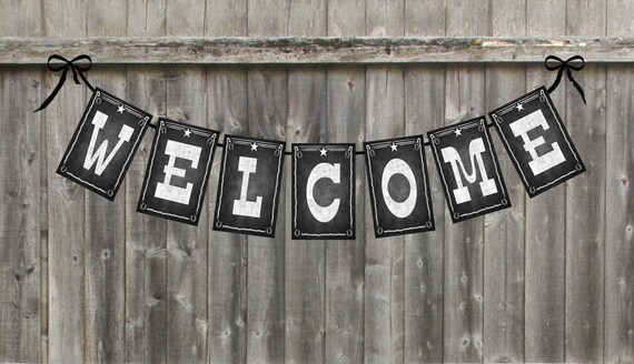 Printable Western Themed Welcome Banner For Your Western Etsy