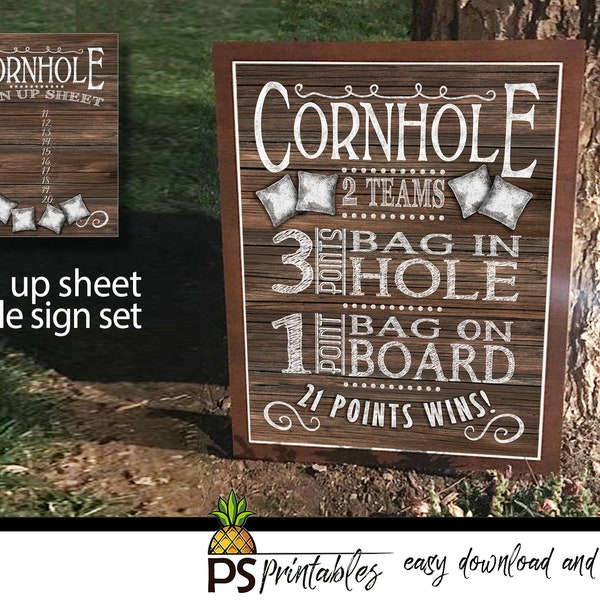 Yard Spiele - cornhole yard game sign - bbq yard spiele - cornhole spiel - yard spiel zeichen