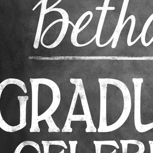 PRINTABLE Welcome to my graduation sign DIY Graduation sign, Graduation Celebration sign, Grad Party Decorations, Chalkboard Party Sign image 3