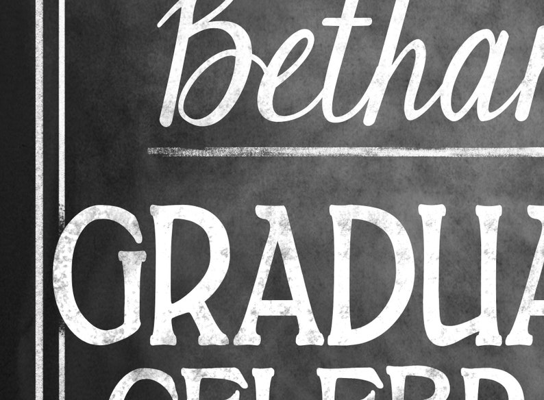 PRINTABLE Welcome to my graduation sign DIY Graduation sign, Graduation Celebration sign, Grad Party Decorations, Chalkboard Party Sign image 3