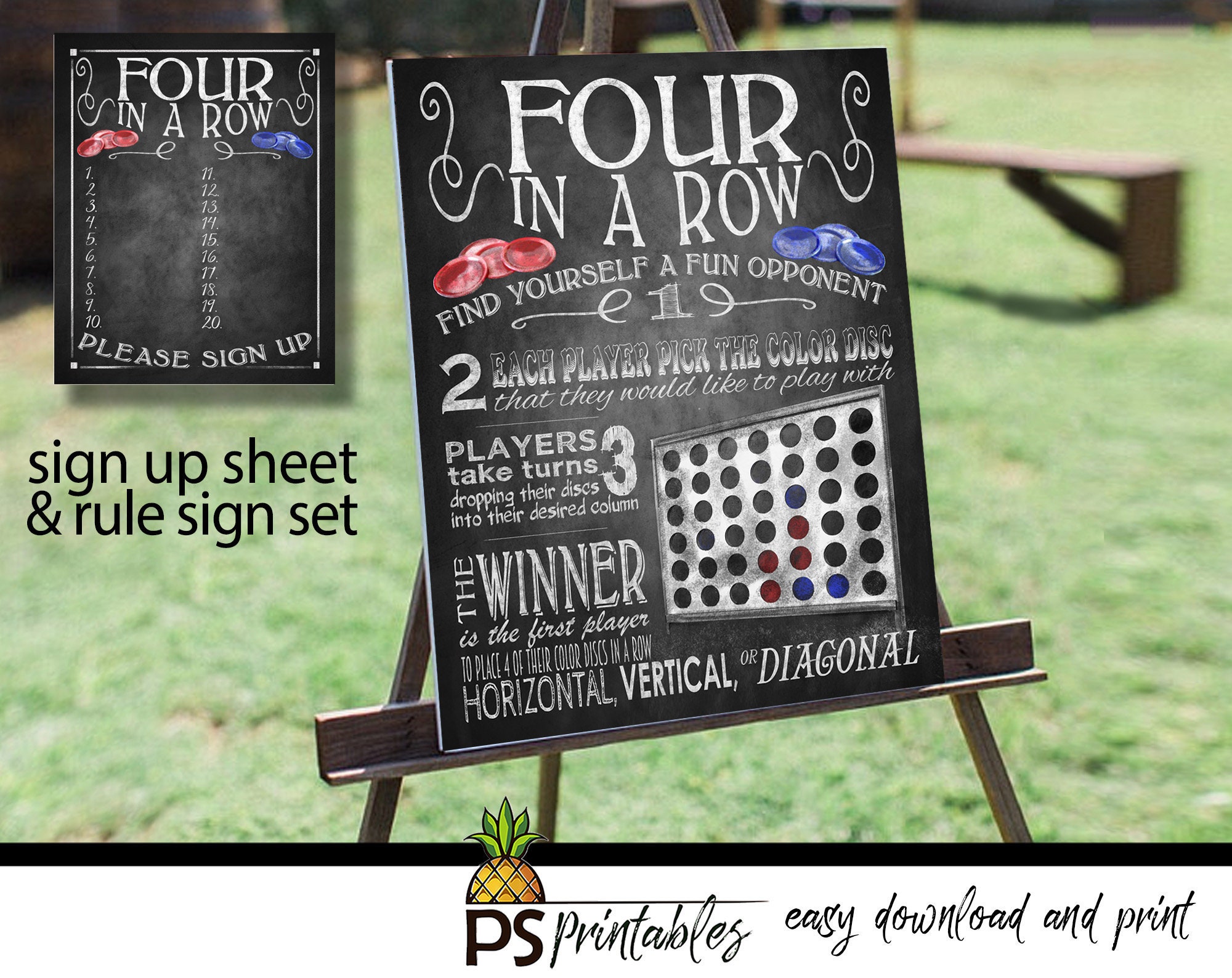 Yard Games for Weddings Sign PRINTABLE yard games poster Etsy