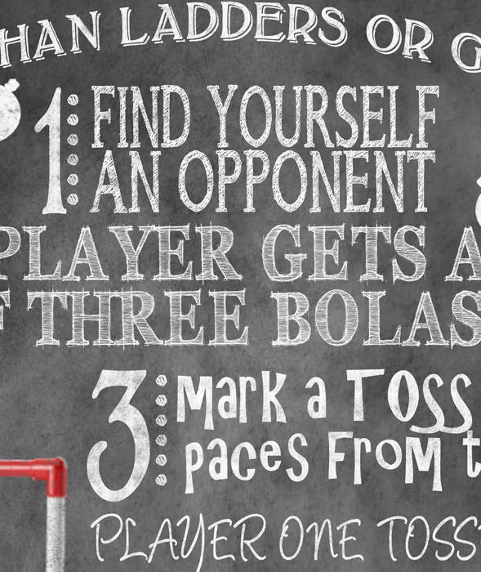 Yard Games Ladder Golf Yard Game Sign Bbq Yard Games Etsy