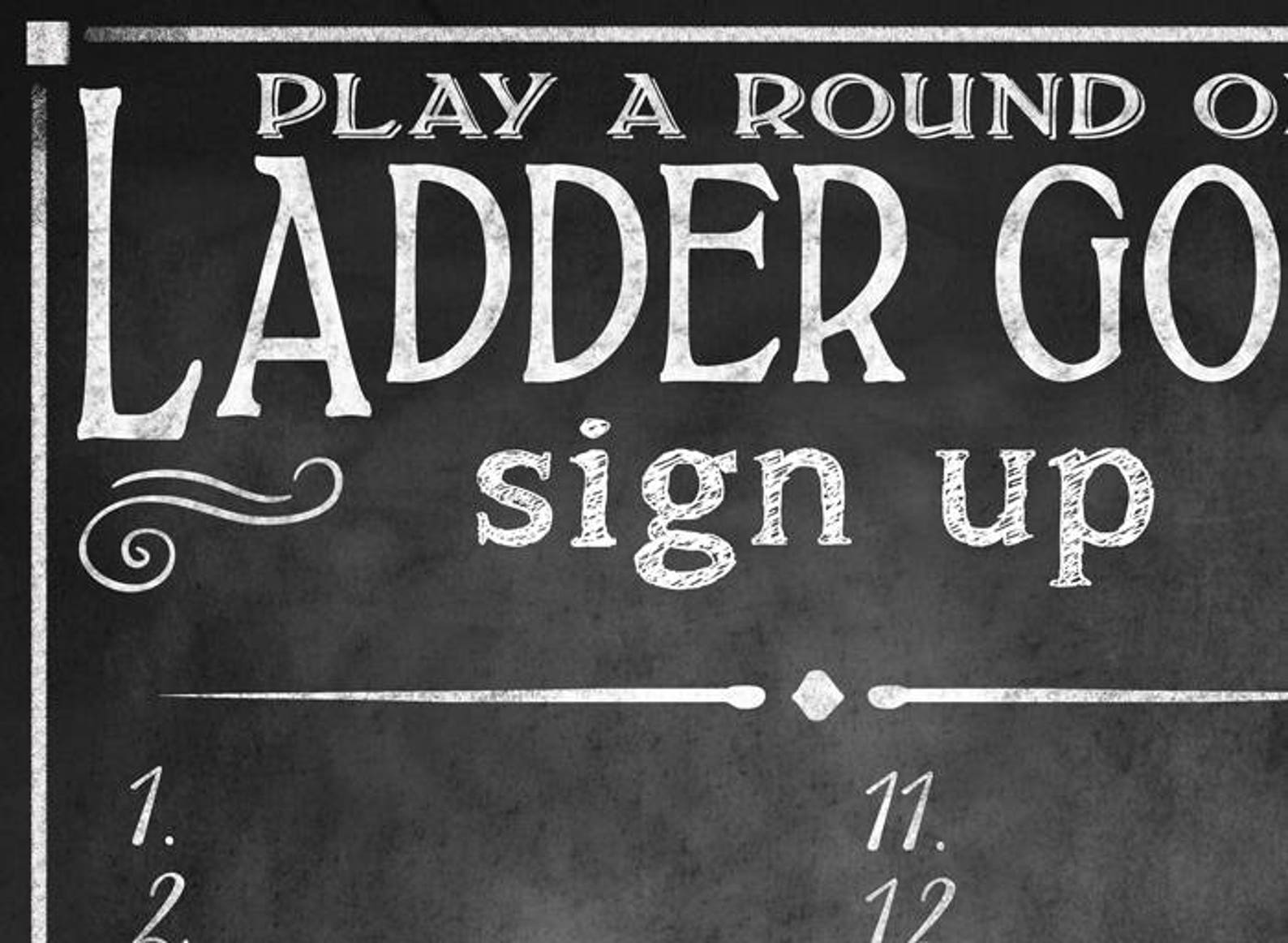 Yard Games Ladder Golf Yard Game Sign Bbq Yard Games Etsy Canada