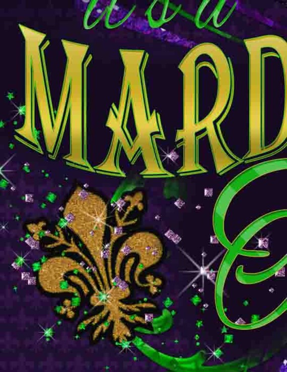 Mardi Gras Party Decorations Mardi Gras Party Decor Mardi Etsy