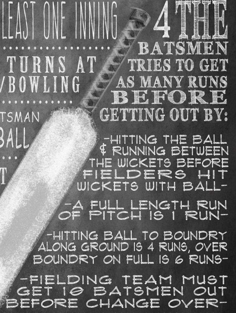 Crickett Yard Game Sign PRINTABLE Backyard BBQ Lawn Game Etsy