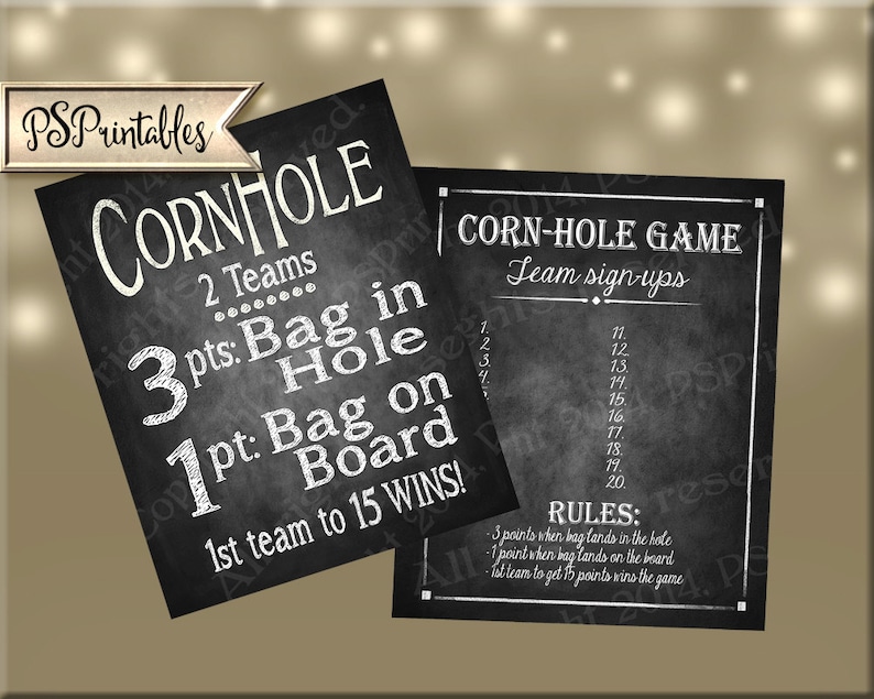 Corn Gap Indication and Workers Signup Sheet PRINTABLE record - Only obtain and print - Cornhole Chalk signal photo regarding Printable Cornhole Rules named Corn Gap Indication and Staff members Signup Sheet PRINTABLE report - Basically down load and print - Cornhole Chalk indication