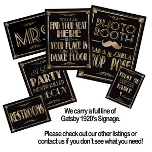 PRINTABLE Chair Signs Printable Wedding Chair Signs, Mr &amp; Mrs Signs ...