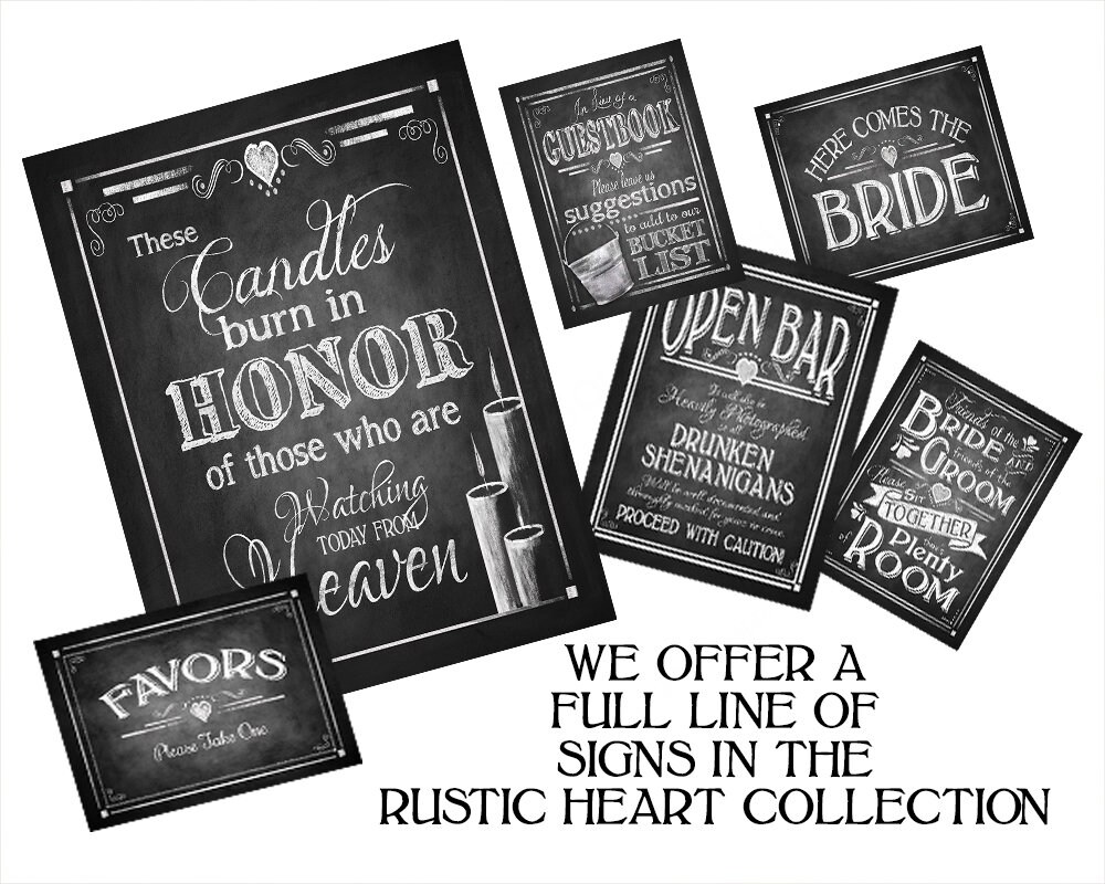 Dictionary Guestbook Sign PRINTABLE Wedding sign Chalkboard Etsy